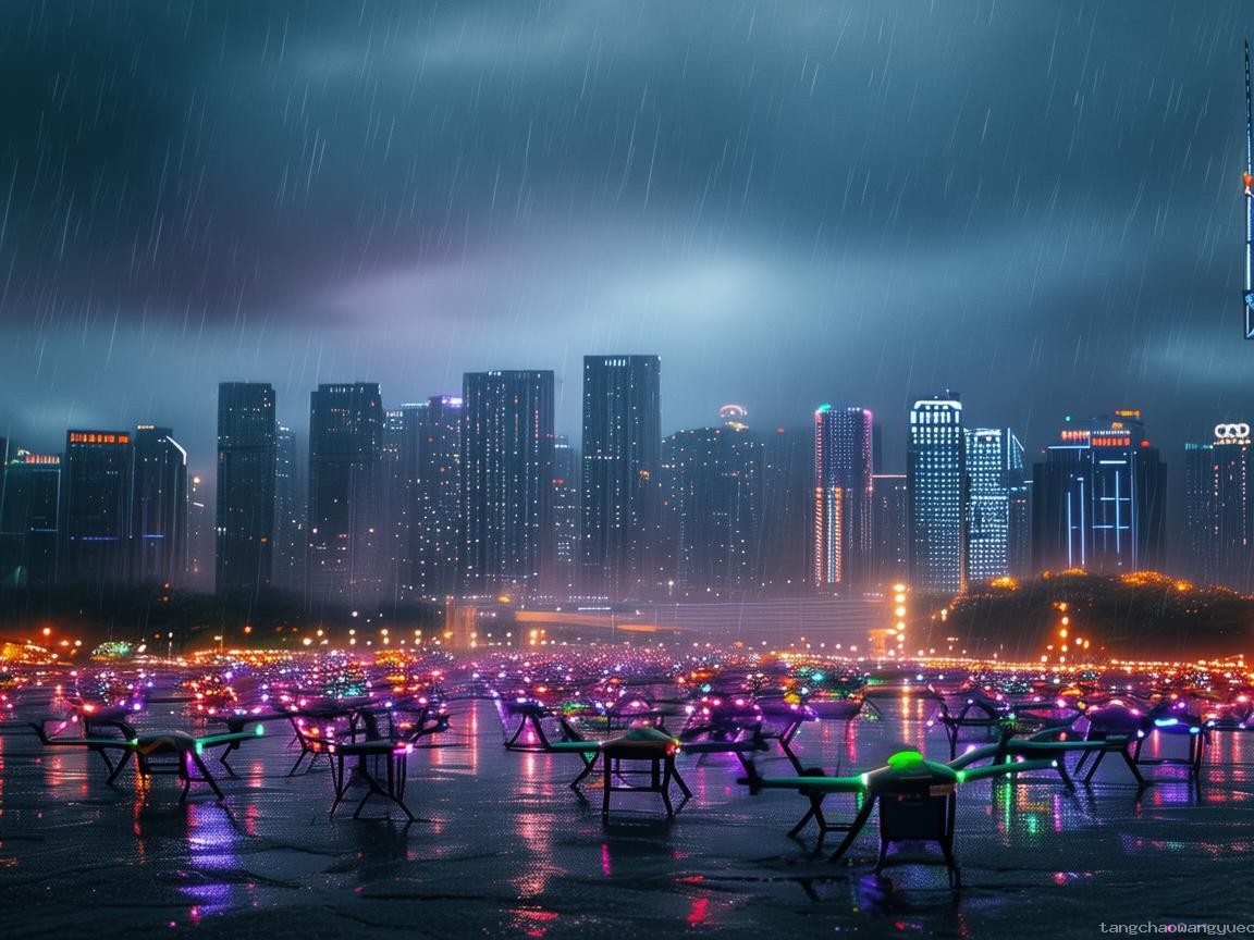 重庆无人机灯光秀因雨取消：一次技术与天气的较量